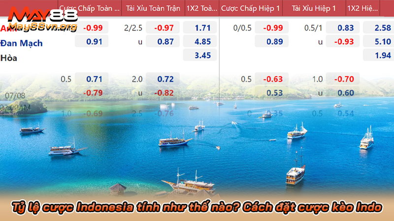 Tỷ lệ cược Indonesia tính như thế nào? Cách đặt cược kèo Indo